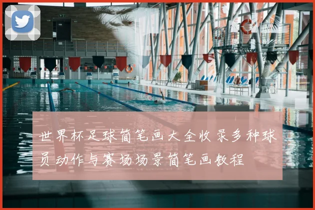 世界杯足球简笔画大全收录多种球员动作与赛场场景简笔画教程